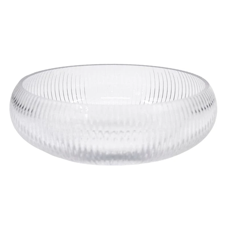 10X3 GLASS BOWL CLEAR