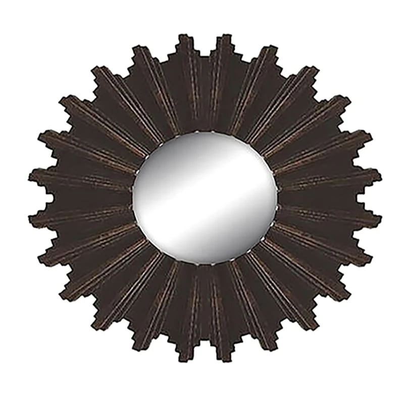 3-Piece Brown Wall Mirror Set - Image 2