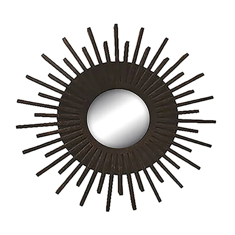 3-Piece Brown Wall Mirror Set - Image 3