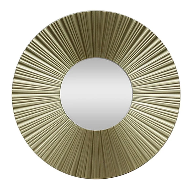 3-Piece Gold Sunburst Wall Mirror Set, 10" - Image 2