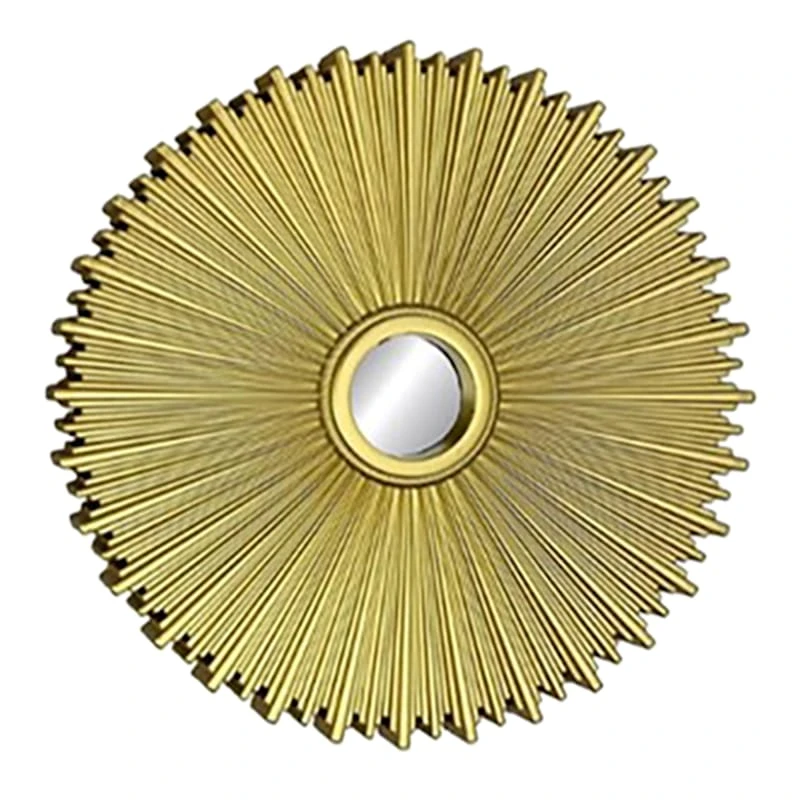 3-Piece Gold Wall Mirror Set, 10" - Image 4