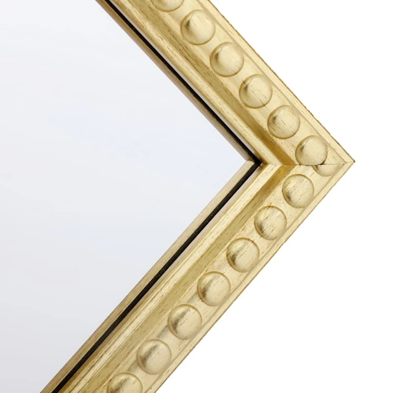 3-Piece Hello Gorgeous Gold Framed Wall Mirror Set, 10" - Image 11