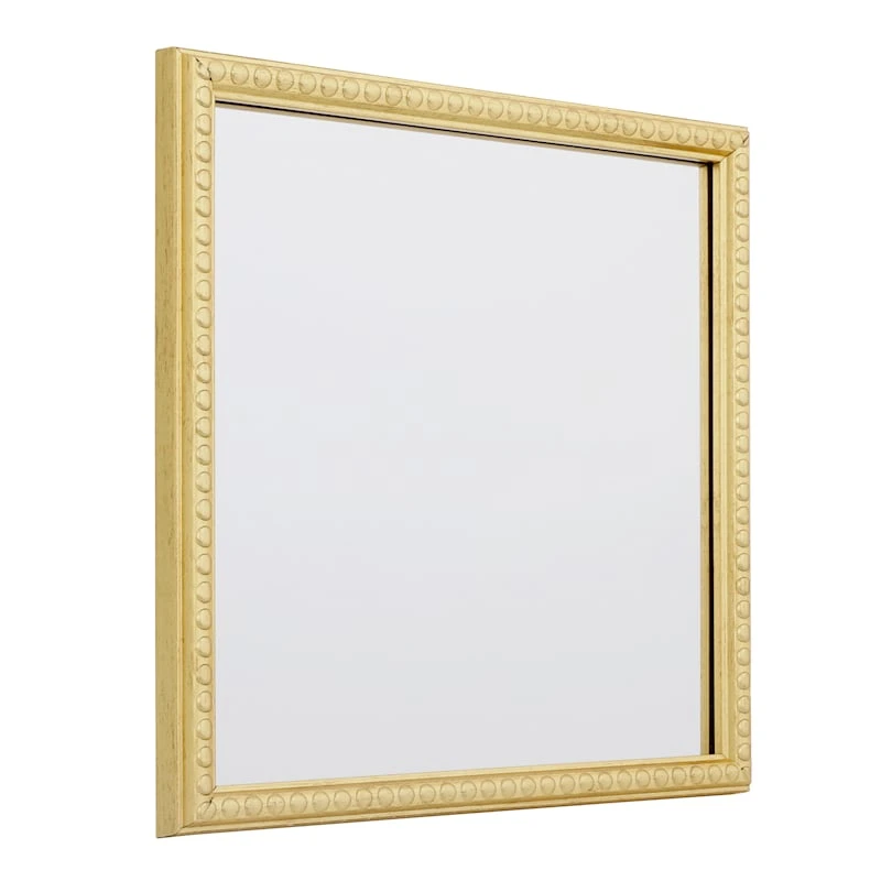 3-Piece Hello Gorgeous Gold Framed Wall Mirror Set, 10" - Image 5