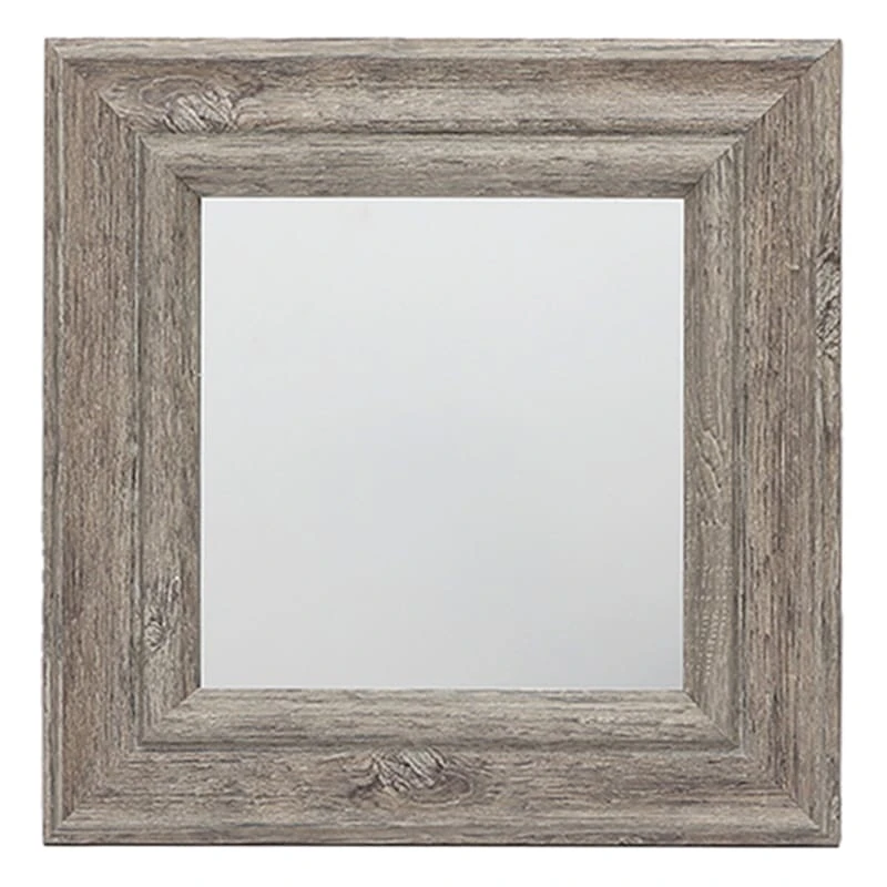 3-Piece Light Grey Square Wall Mirror Set, 10" - Image 2