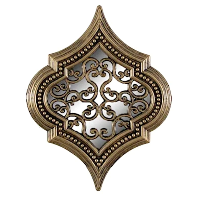 3-Piece Ornate Bronze Wall Mirror Set, 18x24 - Image 2