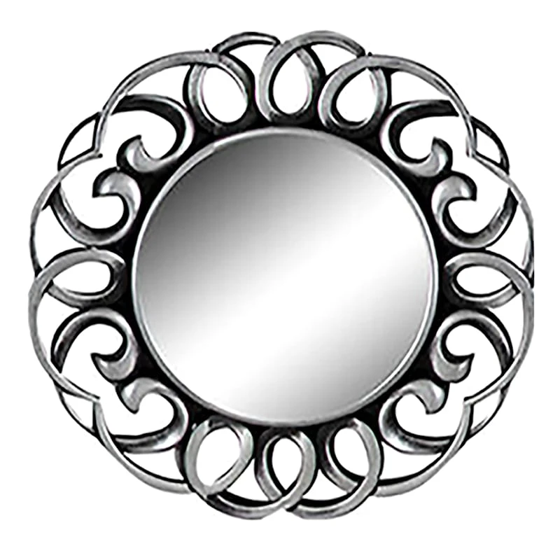 3-Piece Ornate Decorative Wall Mirror Set, 10" - Image 2