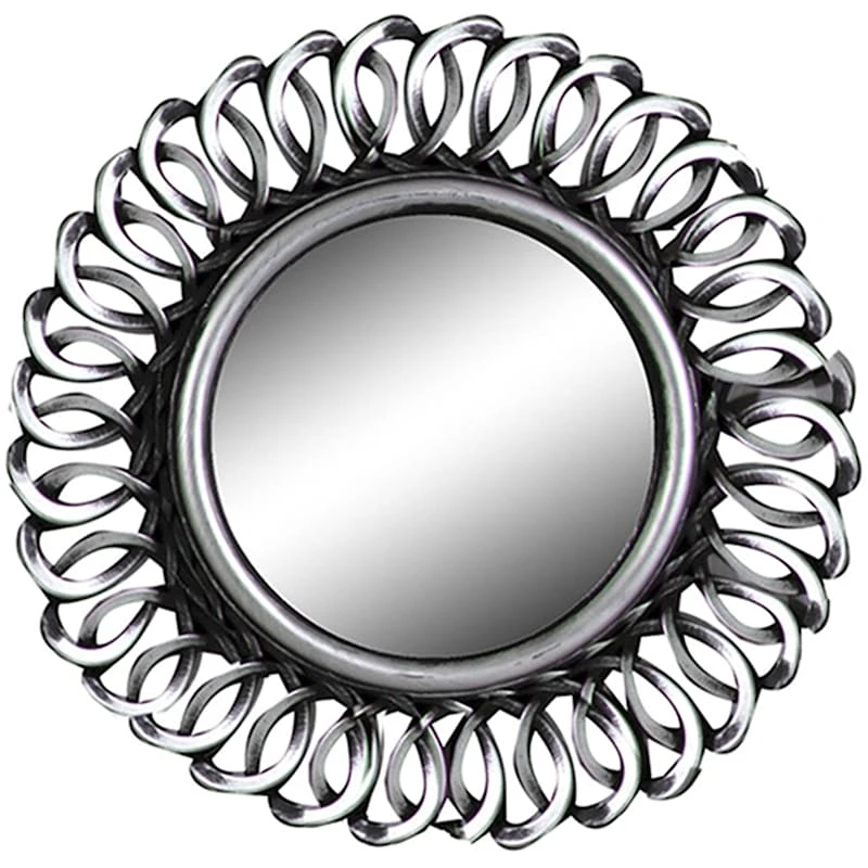 3-Piece Ornate Decorative Wall Mirror Set, 10" - Image 5