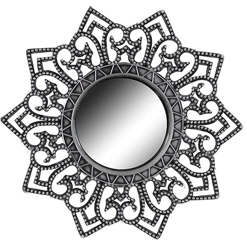 3-Piece Ornate Decorative Wall Mirror Set, 10" - Image 6