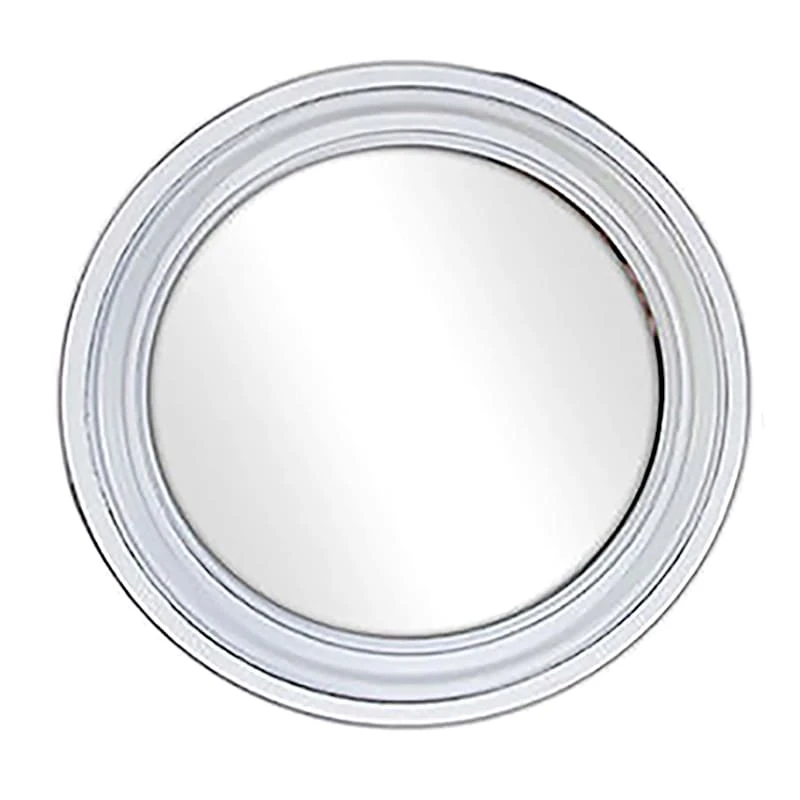 3-Piece Whitewashed Round Wall Mirror Set, 10" - Image 2