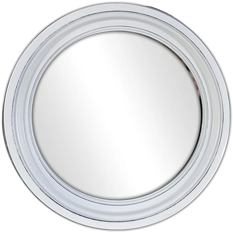 3-Piece Whitewashed Round Wall Mirror Set, 10" - Image 4