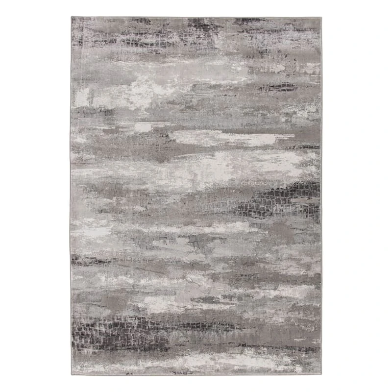(A479) Camden Canbera Neutral Abstract Area Rug, 8x10