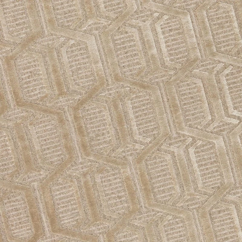 (A487) Providence Zenith Tan Geometric Area Rug, 5x7 - Image 2