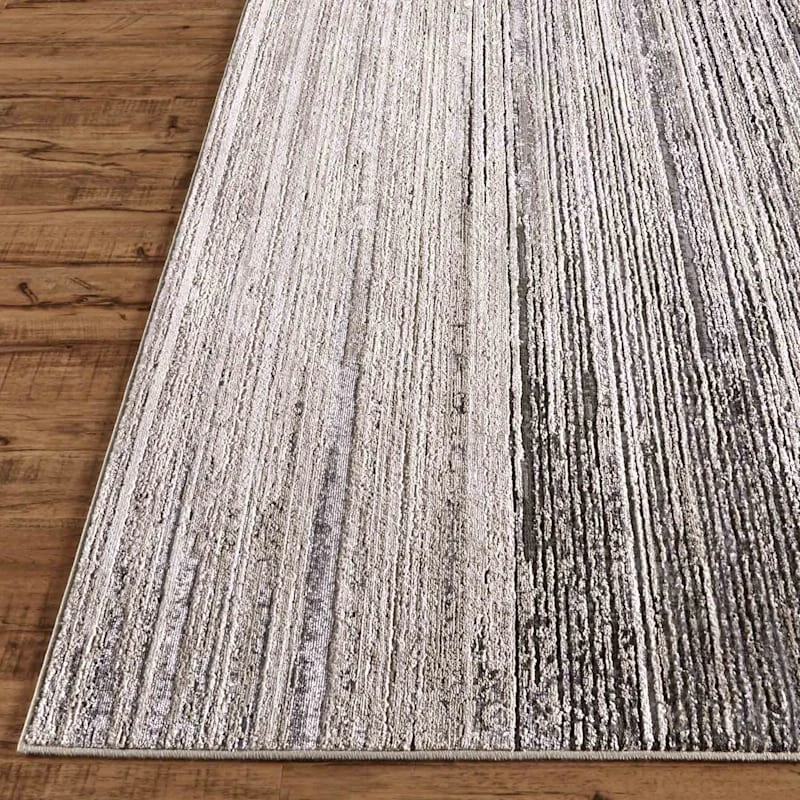 (A488) Avalis Grey & Black Ombre Area Rug, 5x7 - Image 2