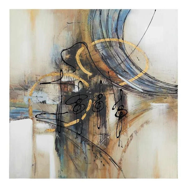 Abstract Enhanced Canvas Wall Art, 30"