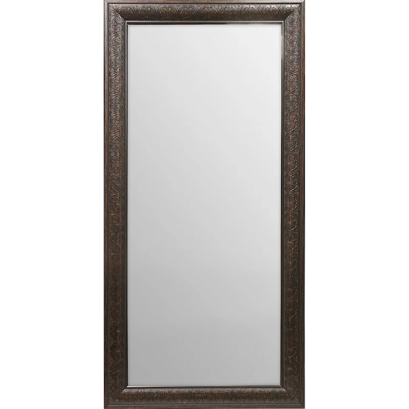 Anne Antique Silver Mirror, 17x53