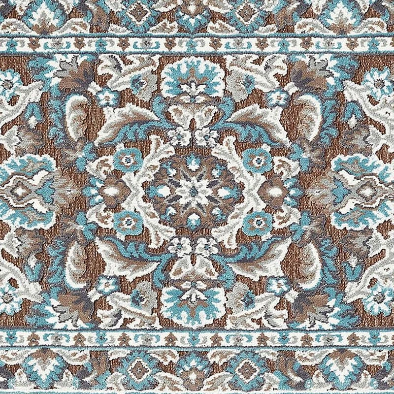 Arrington Olive & Grey Floral High-Low Accent Rug, 2x4 - Image 2