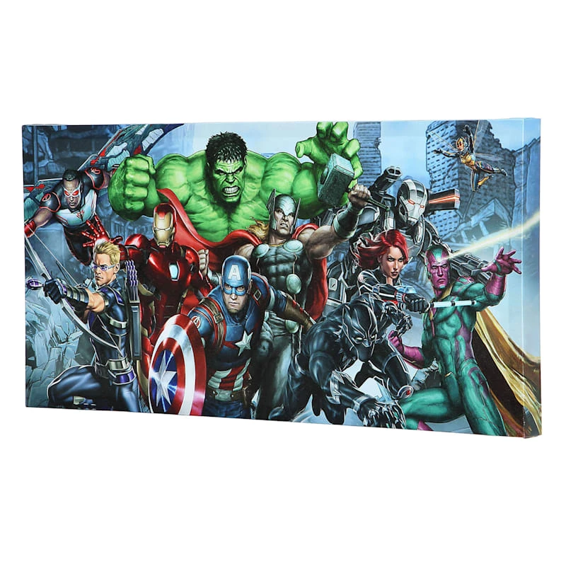 Avengers Canvas Wall Art, 24x12 - Image 2