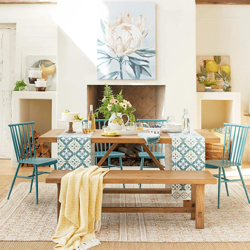 (B508) Found & Fable Devon Hand Woven Jute & Ivory Chenille Area Rug, 5x7 - Image 4