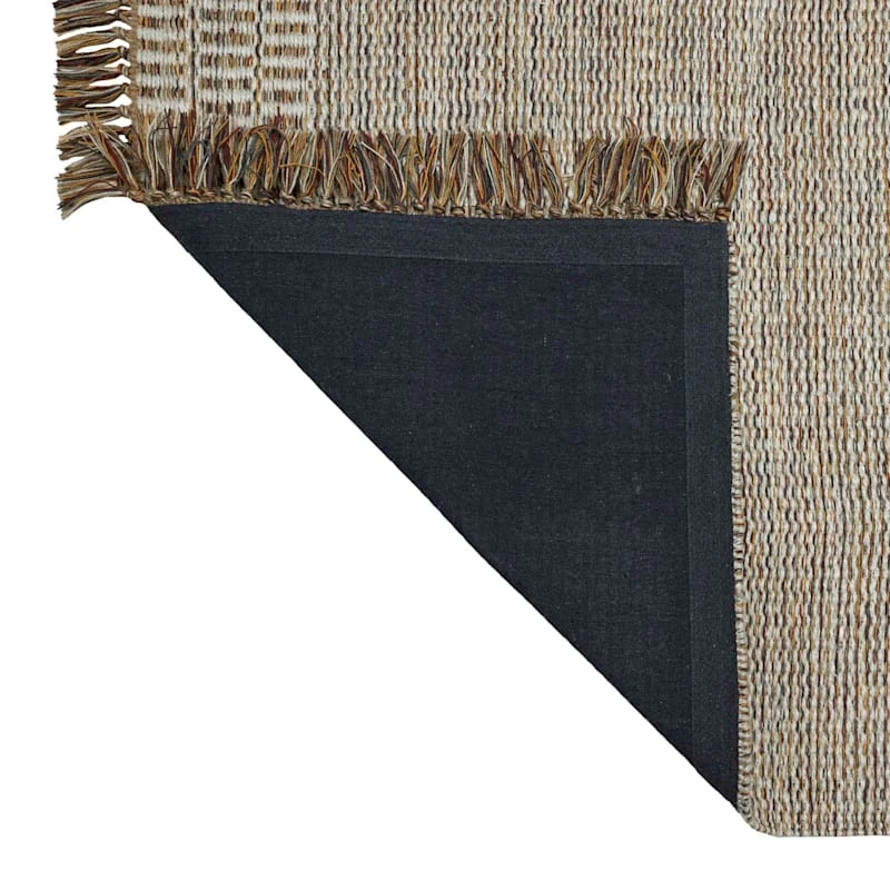 (B685) Tracey Boyd Natural Dunne Fringe Runner, 2x7 - Image 3
