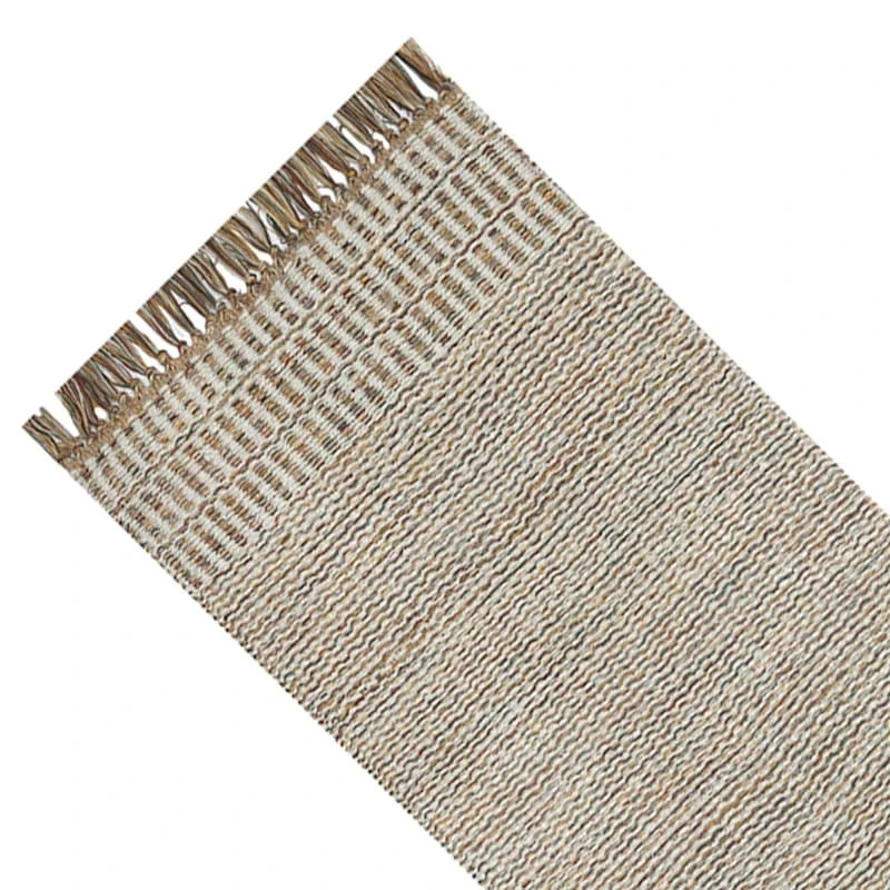 (B685) Tracey Boyd Natural Dunne Fringe Runner, 2x7 - Image 4
