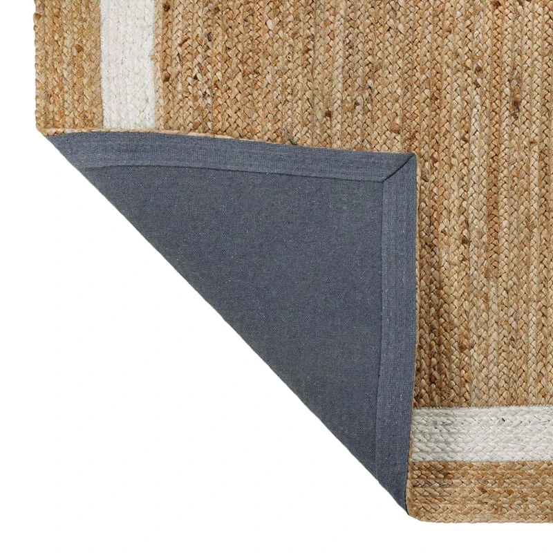 (B728) Kinsey Natural Border Area Rug, 8x10 - Image 3