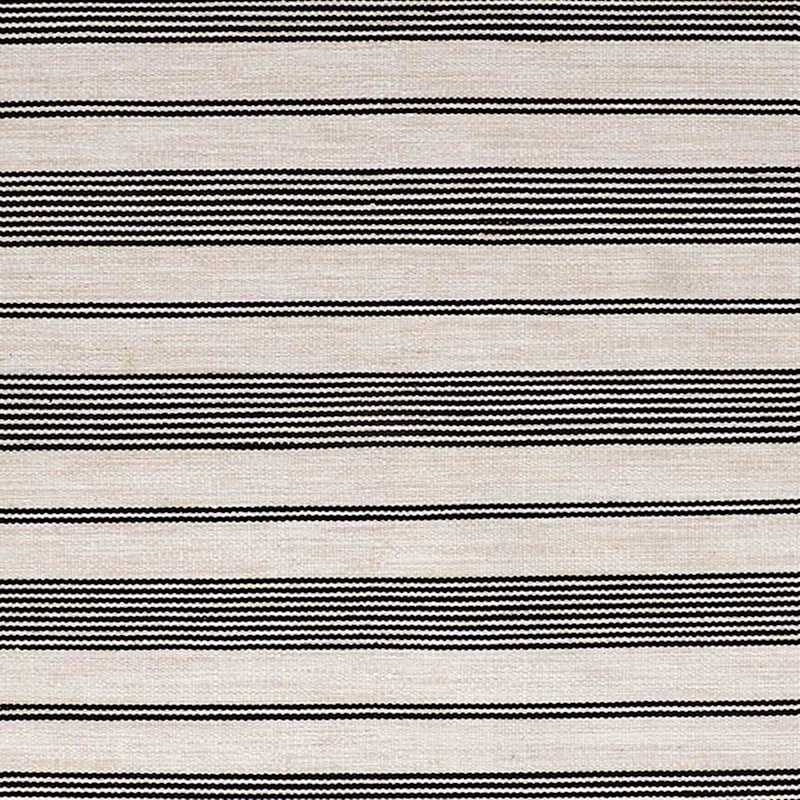 (B804) Santiago Navy & Ivory Striped Runner, 2x8 - Image 2