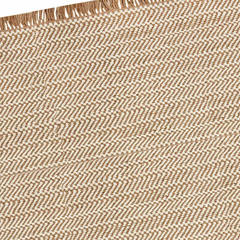 (B821) Crosby St Moore Natural Herringbone Area Rug, 8x10 - Image 4