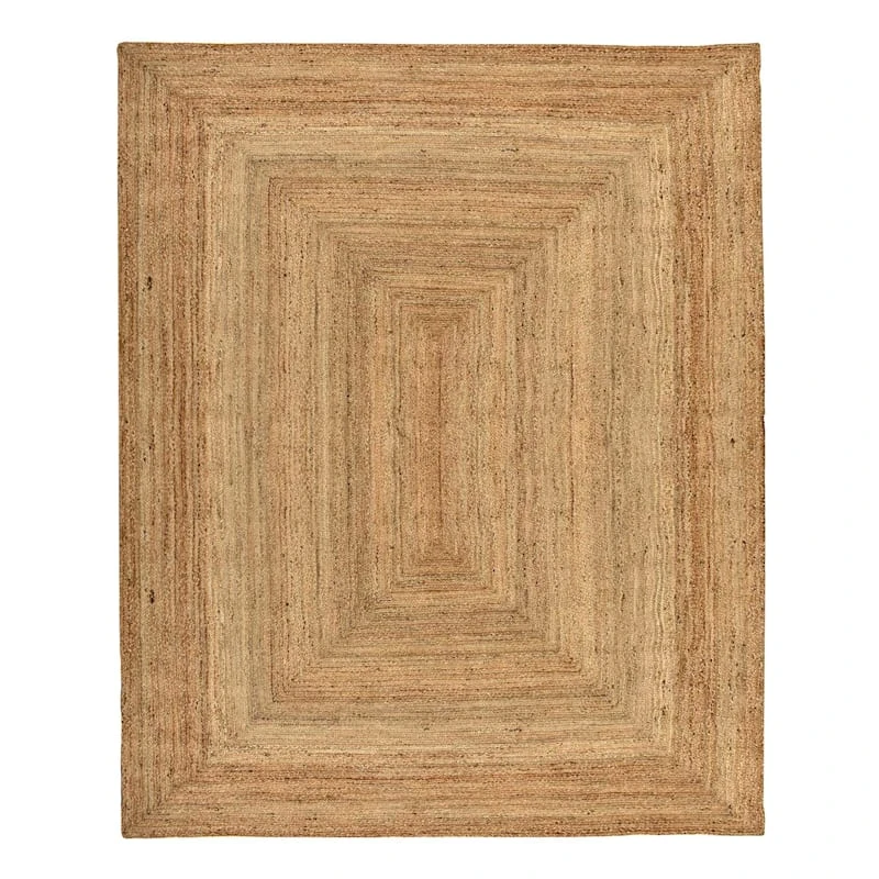 (B850) Honeybloom Kian Jute Area Rug, 5x7