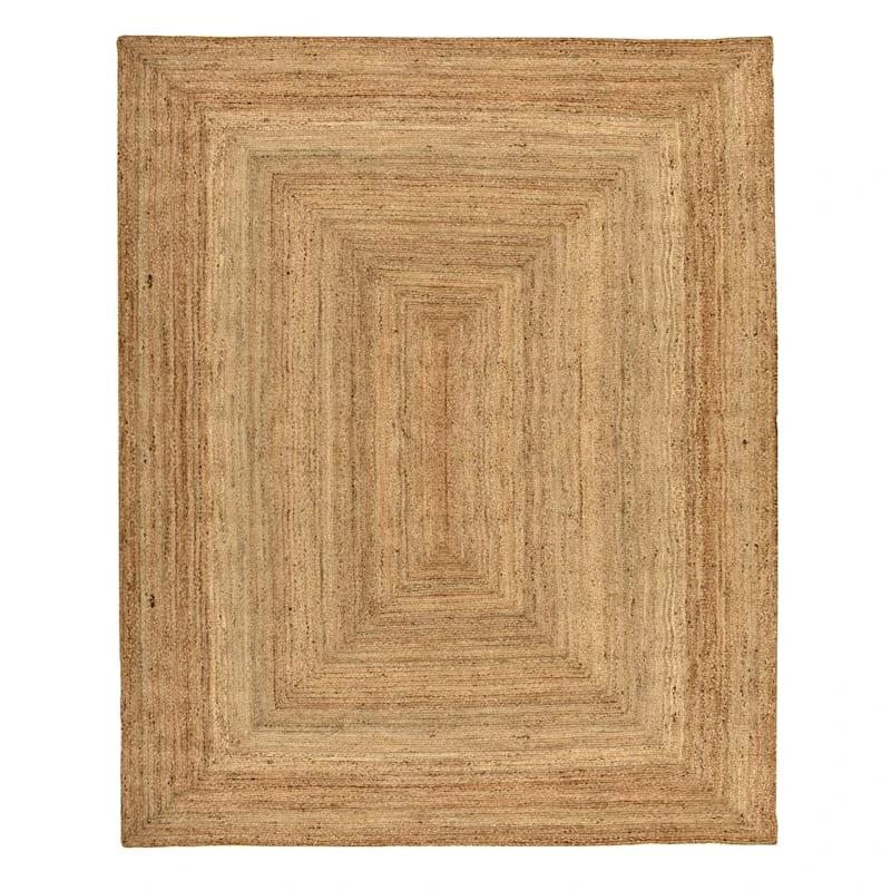 (B850) Honeybloom Kian Jute Area Rug, 8x10