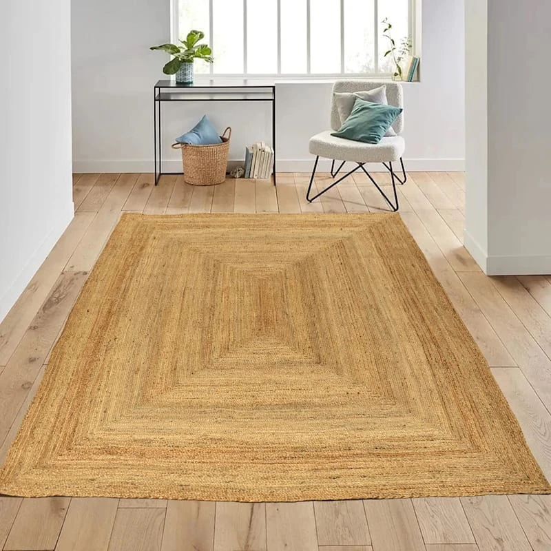 (B850) Honeybloom Kian Jute Area Rug, 8x10 - Image 5
