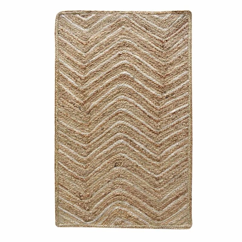 (B851) Honeybloom Wynn Jute Accent Rug, 27x45