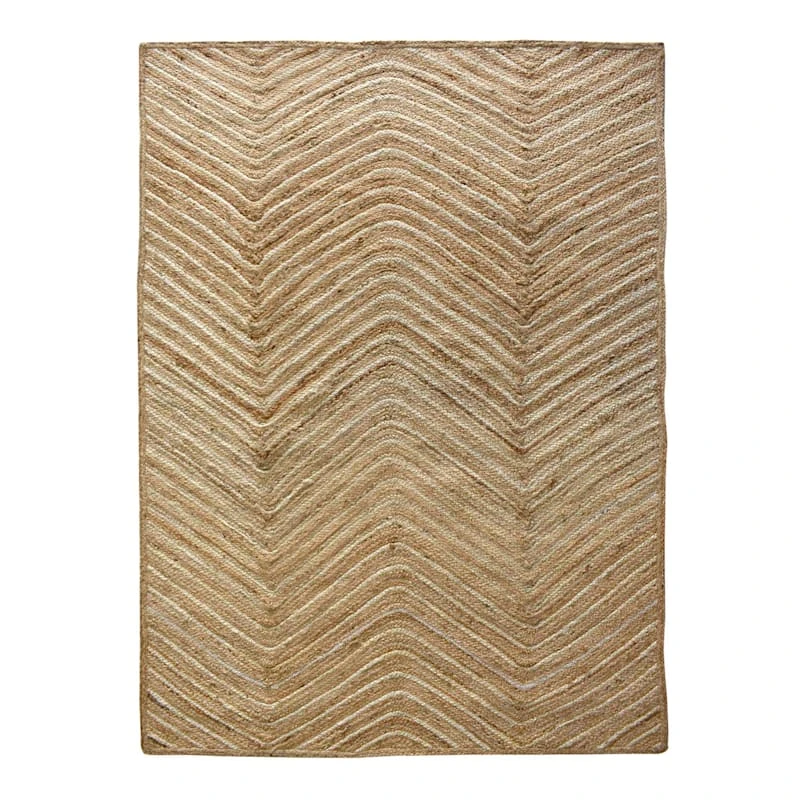 (B851) Honeybloom Wynn Jute Area Rug, 5x7
