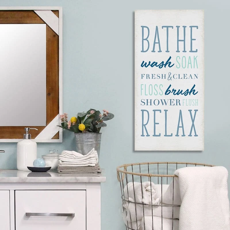 Bathe & Relax Wall Art, 10x20 - Image 2