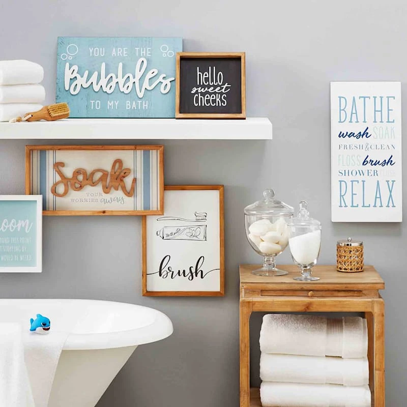 Bathe & Relax Wall Art, 10x20 - Image 3
