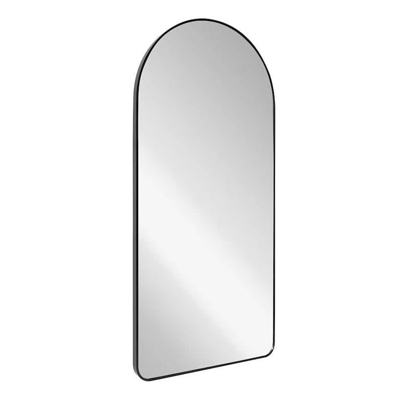 Black Arch Leaner Mirror, 24x48 - Image 2