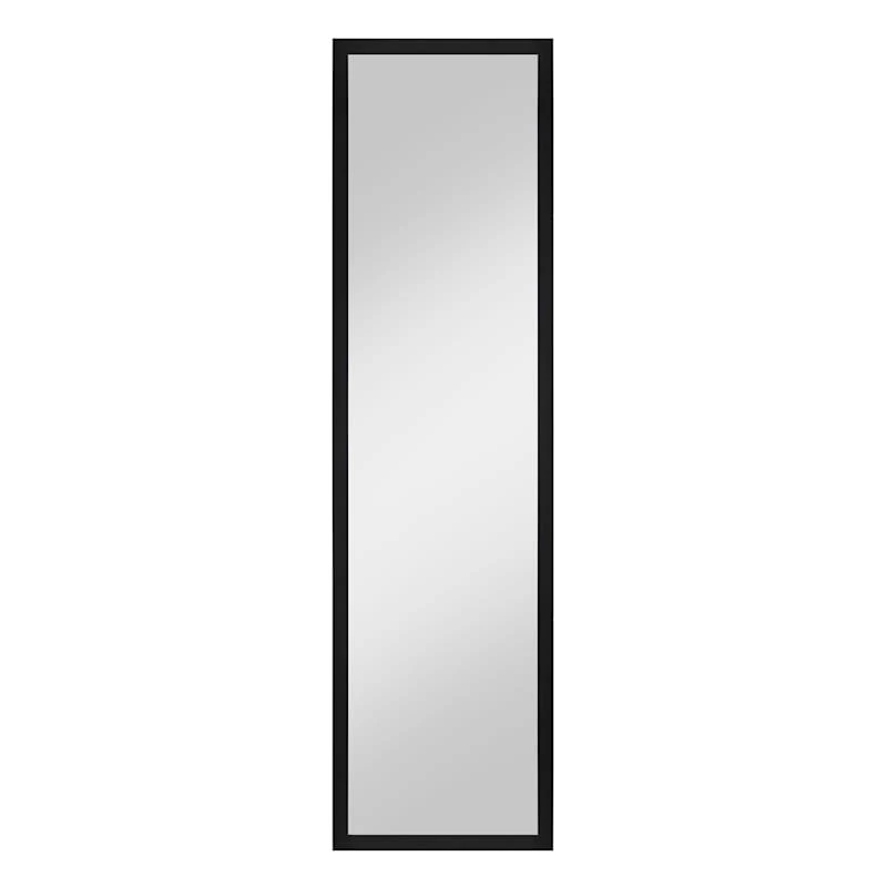 Black Basic Leaner Mirror, 14x50