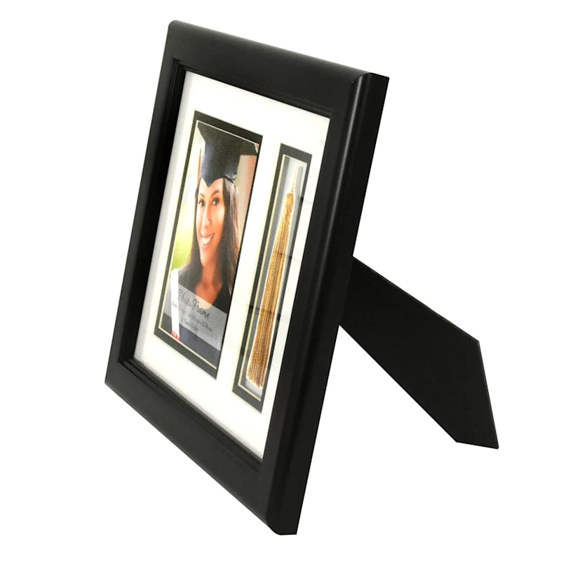 Black Classic Tassel Tabletop Photo Frame, 11x10 - Image 2