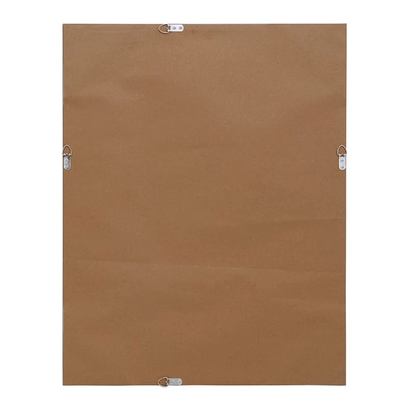 Black & Gold Framed Wall Mirror, 22x28 - Image 5