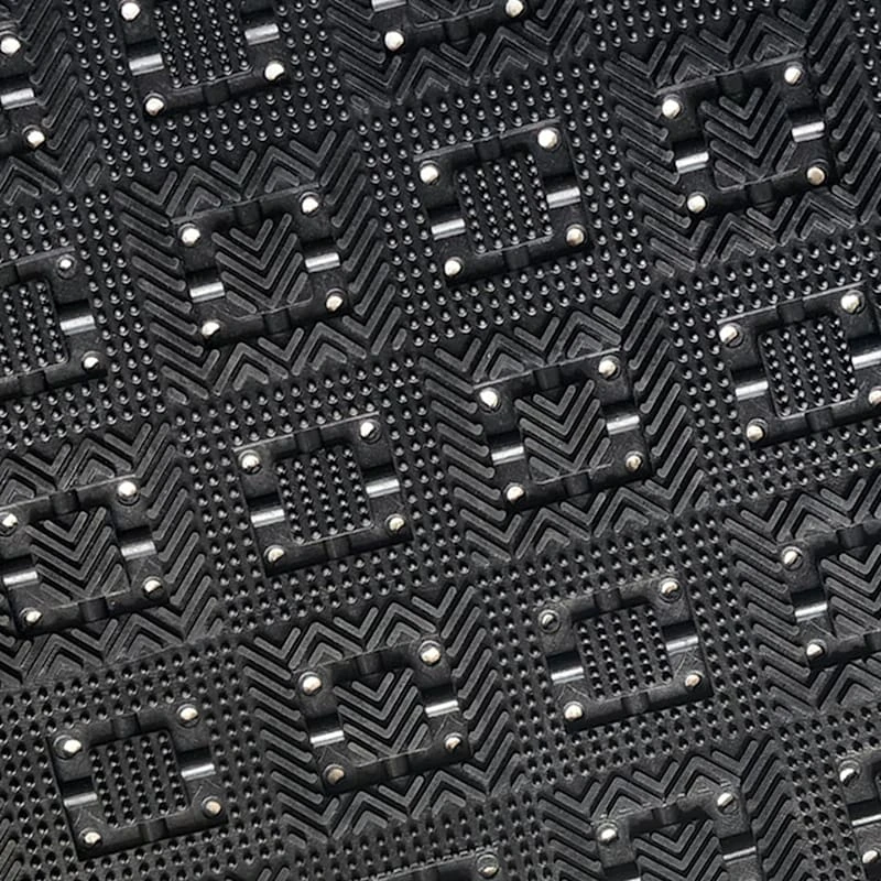Black Squares Bad Weather Doormat, 23x35 - Image 2