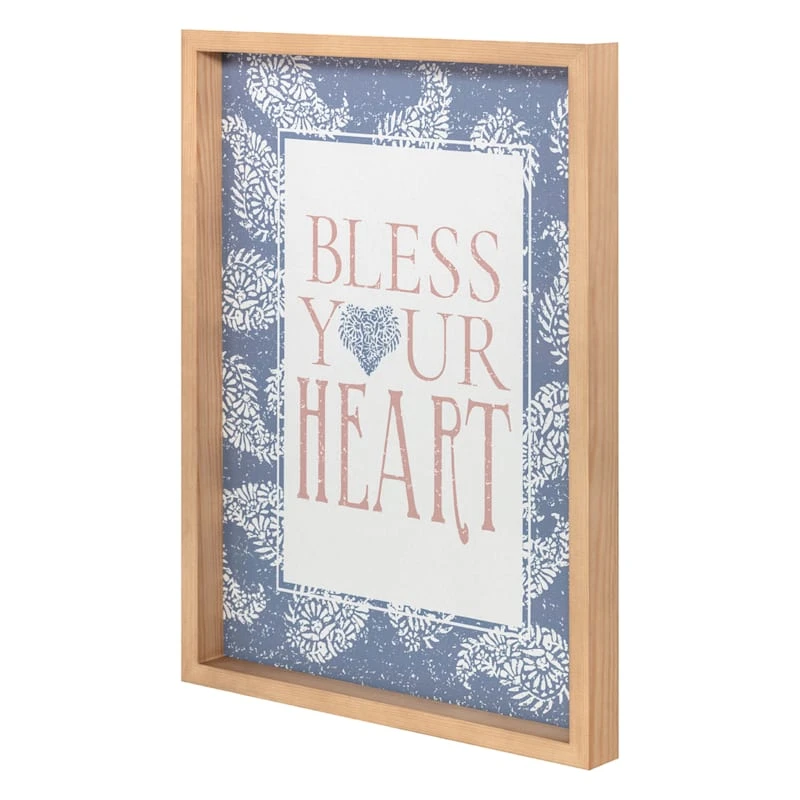 Bless Your Heart Canvas Wall Art, 12x16 - Image 2