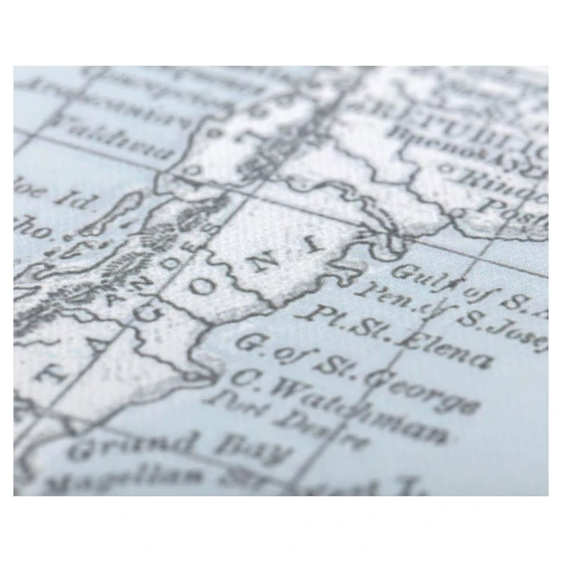 Blue World Map Canvas Wall Art, 30x40 - Image 6