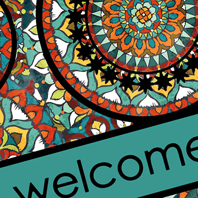Bohemian Welcome Doormat, 18x30 - Image 2