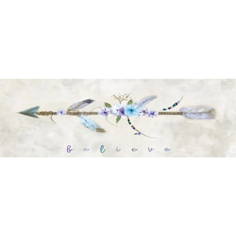 Boho Arrow I Canvas Wall Art, 36x12