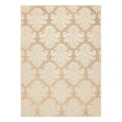 Botanical Tan & Ivory Indoor & Outdoor Area Rug, 4x6