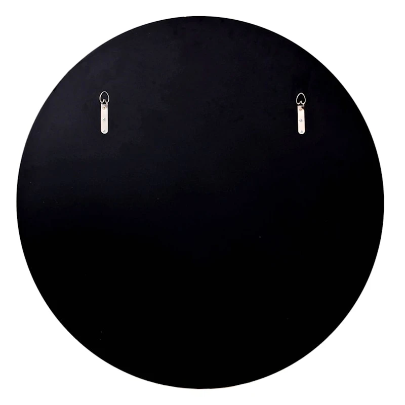 Braided Gold Framed Round Wall Mirror, 32" - Image 4