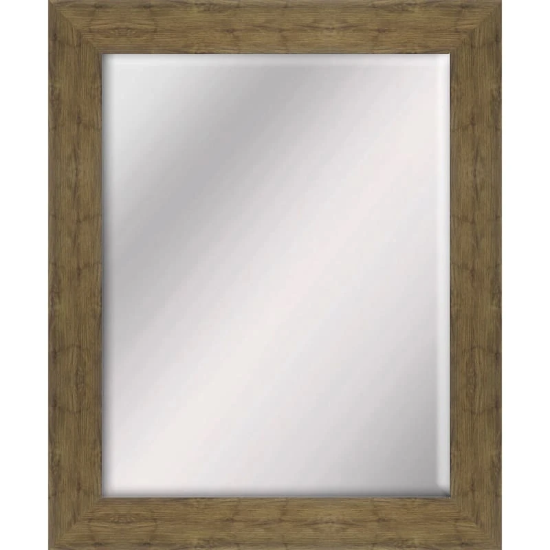 Brown Framed Studio Wall Mirror, 22x28