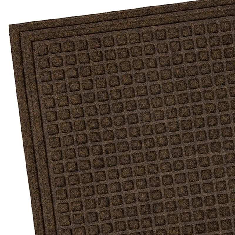 Brown Waffle Impressions Doormat, 36x48 - Image 2