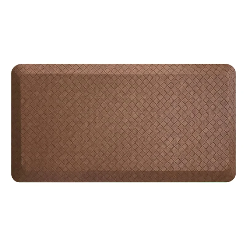 Brown Woven Look Comfort Kitchen Mat, 20x32