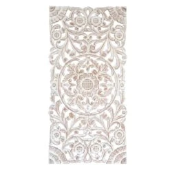 Carved Wooden Wall Panel, 18x36