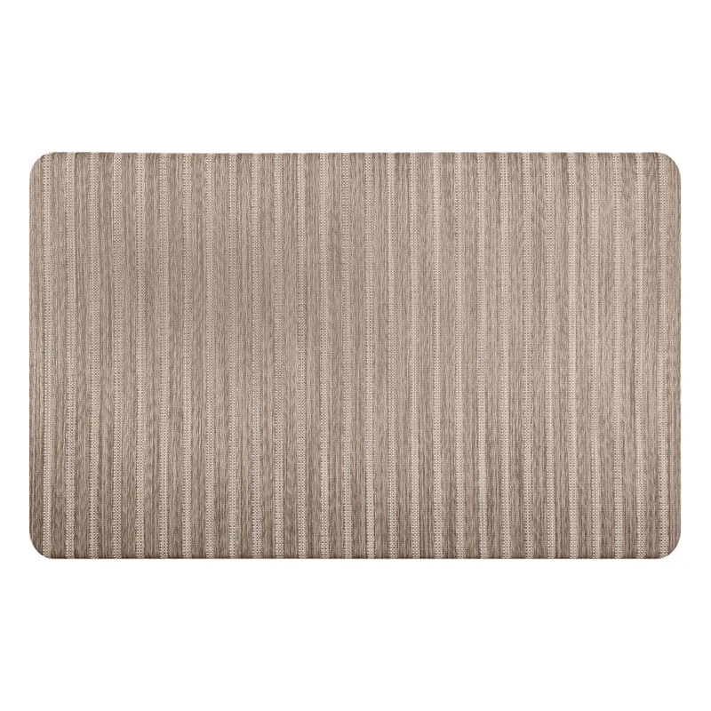 Cook 'N Comfort Sand Striped Kitchen Mat, 20x39